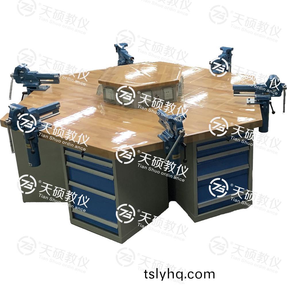 TSBTQG-3型(xing) 鉗工技能(neng)實訓(xun)平(ping)檯（六(liu)角六工(gong)位(wei)）