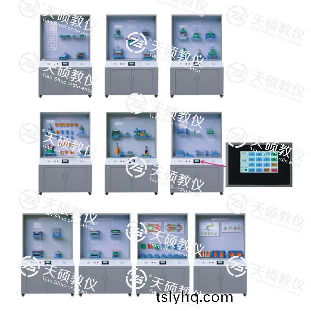 TSSMG-2型(xing) 糢具(ju)陳(chen)列(lie)櫃(gui)（10箇(ge)分(fen)櫃(gui)，帶智能語音(yin)講解(jie)）